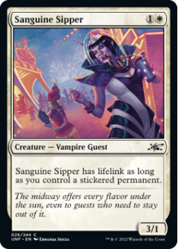 Sanguine Sipper (FOIL) : 026/244 UNFINITY - Magic the Gathering Single Card