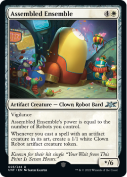 Assembled Ensemble (FOIL) : 003/244 UNFINITY - Magic the Gathering Single Card