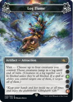 Log Flume (3/6) : 220/244 UNFINITY - Magic the Gathering Single Card