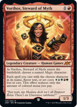 Vorthos, Steward of Myth (FOIL) : 126/244 UNFINITY - Magic the Gathering Single Card