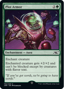 Plot Armor (FOIL) : 152/244 UNFINITY - Magic the Gathering Single Card