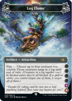 Log Flume (5/6) : 220/244 UNFINITY - Magic the Gathering Single Card