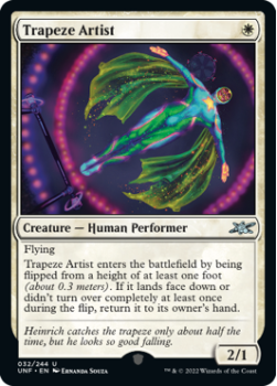 Trapeze Artist (GALAXY FOIL) : 318 UNFINITY - Magic the Gathering Single Card