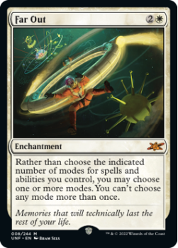 Far Out (GALAXY FOIL) : 294 UNFINITY - Magic the Gathering Single Card