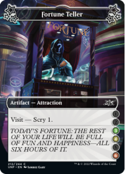 Fortune Teller (3/4/6) : 212/244 UNFINITY - Magic the Gathering Single Card