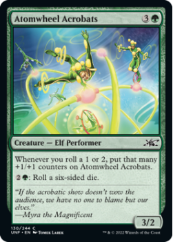 Atomwheel Acrobats (FOIL) : 130/244 UNFINITY - Magic the Gathering Single Card