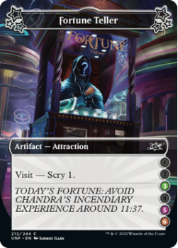Fortune Teller (3/5/6) (FOIL) : 212/244 UNFINITY - Magic the Gathering Single Card