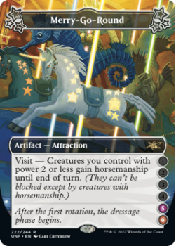 Merry-Go-Round (5/6) (FOIL) : 222/244 UNFINITY - Magic the Gathering Single Card