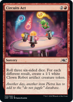 Circuits Act (FOIL) : 103/244 UNFINITY - Magic the Gathering Single Card