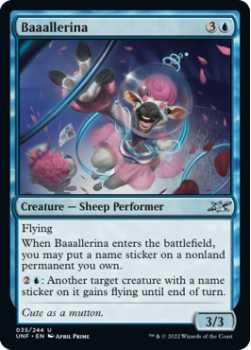 Baaallerina (FOIL) : 035/244 UNFINITY - Magic the Gathering Single Card