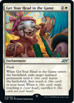 Get Your Head in the Game (FOIL) : 010/244 UNFINITY - Magic the Gathering Single Card
