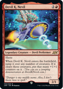 Devil K. Nevil (GALAXY FOIL) : 390 UNFINITY - Magic the Gathering Single Card