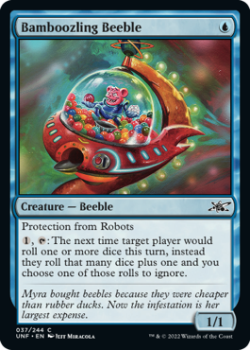 Bamboozling Beeble (FOIL) : 037/244 UNFINITY - Magic the Gathering Single Card