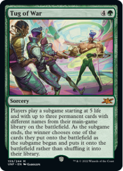 Tug of War (GALAXY FOIL) : 445 UNFINITY - Magic the Gathering Single Card