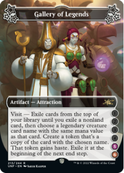Gallery of Legends (5/6) (FOIL) : 213/244 UNFINITY - Magic the Gathering Single Card