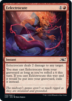 Eelectrocute (FOIL) : 106/244 UNFINITY - Magic the Gathering Single Card