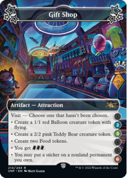 Gift Shop (2/3/6) : 214/244 UNFINITY - Magic the Gathering Single Card
