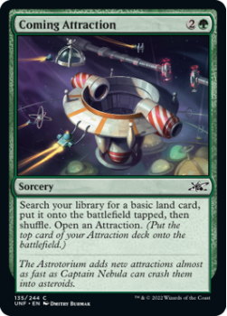 Coming Attraction (FOIL) : 135/244 UNFINITY - Magic the Gathering Single Card
