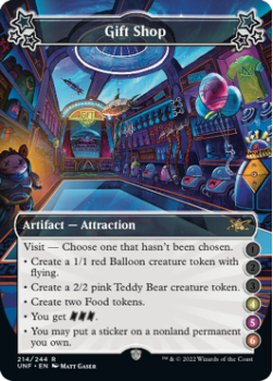 Gift Shop (4/5/6) (FOIL) : 214/244 UNFINITY - Magic the Gathering Single Card