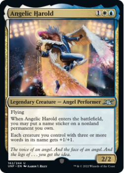 Angelic Harold (FOIL) : 162/244 UNFINITY - Magic the Gathering Single Card