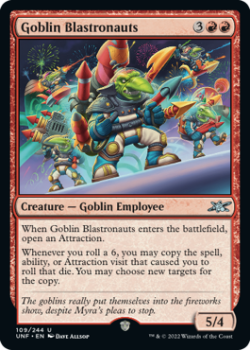 Goblin Blastronauts (FOIL) : 109/244 UNFINITY - Magic the Gathering Single Card