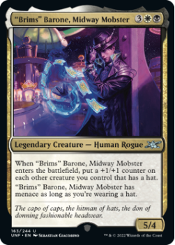 "Brims" Barone, Midway Mobster (FOIL) : 163/244 UNFINITY - Magic the Gathering Single Card