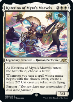 Katerina of Myra's Marvels (GALAXY FOIL) : 302 UNFINITY - Magic the Gathering Single Card