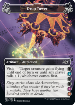 Drop Tower (2/5/6) (FOIL) : 209/244 UNFINITY - Magic the Gathering Single Card