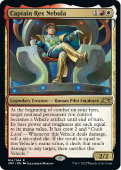 Captain Rex Nebula (GALAXY FOIL) : 450 UNFINITY - Magic the Gathering Single Card