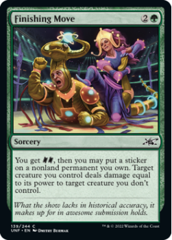 Finishing Move (FOIL) : 139/244 UNFINITY - Magic the Gathering Single Card