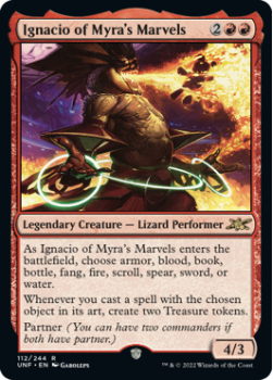 Ignacio of Myra's Marvels (GALAXY FOIL) : 398 UNFINITY - Magic the Gathering Single Card
