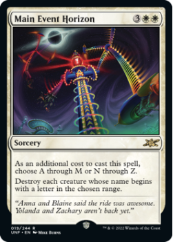Main Event Horizon (GALAXY FOIL) : 305 UNFINITY - Magic the Gathering Single Card