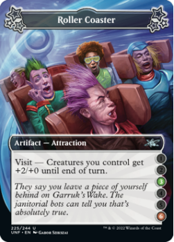 Roller Coaster (3/6) (FOIL) : 225/244 UNFINITY - Magic the Gathering Single Card