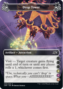 Drop Tower (4/5/6) (FOIL) : 209/244 UNFINITY - Magic the Gathering Single Card