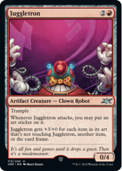 Juggletron (FOIL) : 113/244 UNFINITY - Magic the Gathering Single Card