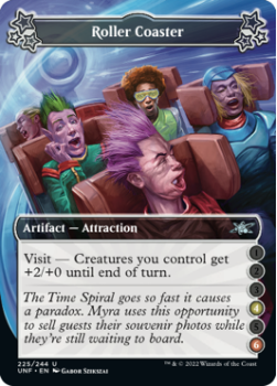 Roller Coaster (4/6) (FOIL) : 225/244 UNFINITY - Magic the Gathering Single Card