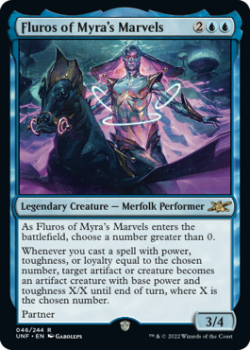 Fluros of Myra's Marvels (GALAXY FOIL) : 332 UNFINITY - Magic the Gathering Single Card