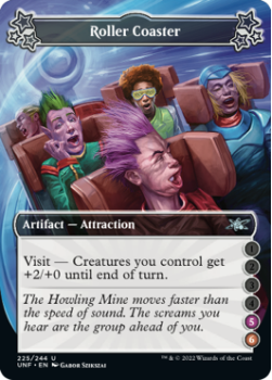 Roller Coaster (5/6) (FOIL) : 225/244 UNFINITY - Magic the Gathering Single Card