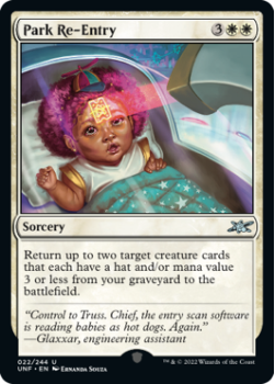 Park Re-Entry (FOIL) : 022/244 UNFINITY - Magic the Gathering Single Card