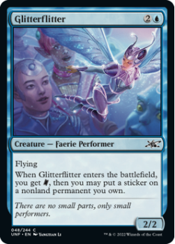 Glitterflitter (FOIL) : 048/244 UNFINITY - Magic the Gathering Single Card
