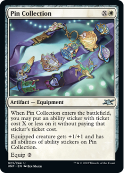 Pin Collection (FOIL) : 023/244 UNFINITY - Magic the Gathering Single Card