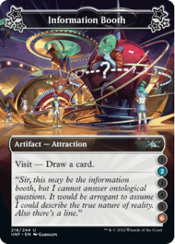 Information Booth (2/6) : 218/244 UNFINITY - Magic the Gathering Single Card