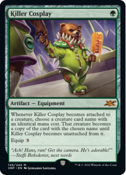 Killer Cosplay (GALAXY FOIL) : 431 UNFINITY - Magic the Gathering Single Card