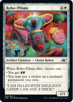 Robo-Pinata (FOIL) : 025/244 UNFINITY - Magic the Gathering Single Card