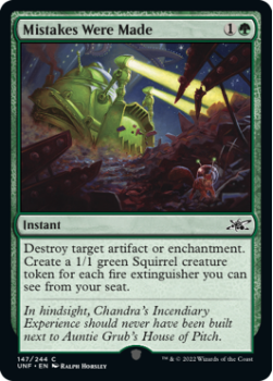 Mistakes Were Made (FOIL) : 147/244 UNFINITY - Magic the Gathering Single Card