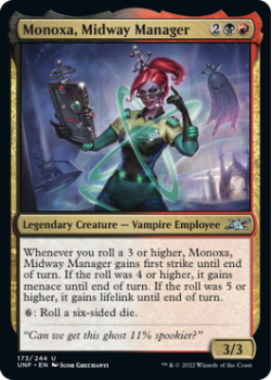 Monoxa, Midway Manager (FOIL) : 173/244 UNFINITY - Magic the Gathering Single Card