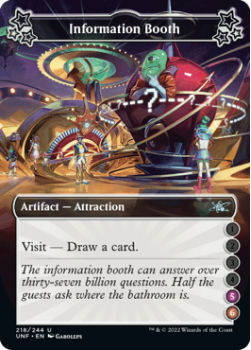 Information Booth (5/6) : 218/244 UNFINITY - Magic the Gathering Single Card