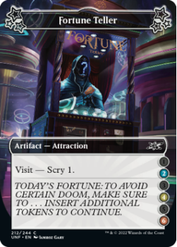 Fortune Teller (2/4/6) (FOIL) : 212/244 UNFINITY - Magic the Gathering Single Card