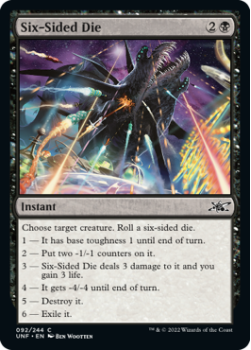 Six-Sided Die : 092/244 UNFINITY - Magic the Gathering Single Card
