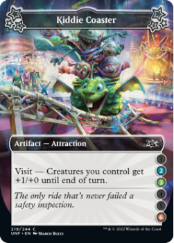 Kiddie Coaster (2/3/6) (FOIL) : 219/244 UNFINITY - Magic the Gathering Single Card
